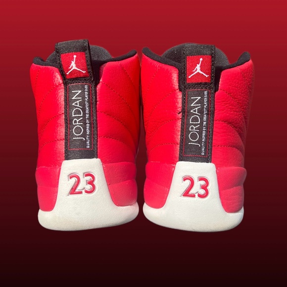 Nike Air Jordan 12 Retro Gym Red 2016 Size 9 130690-600 Red White Black OG - Picture 4 of 8